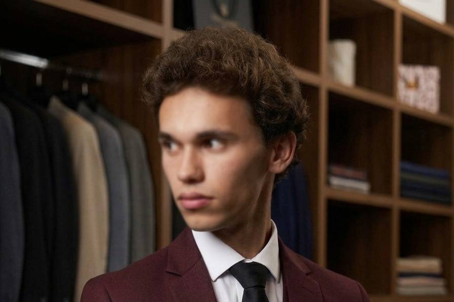 Traje 3pzas Vino