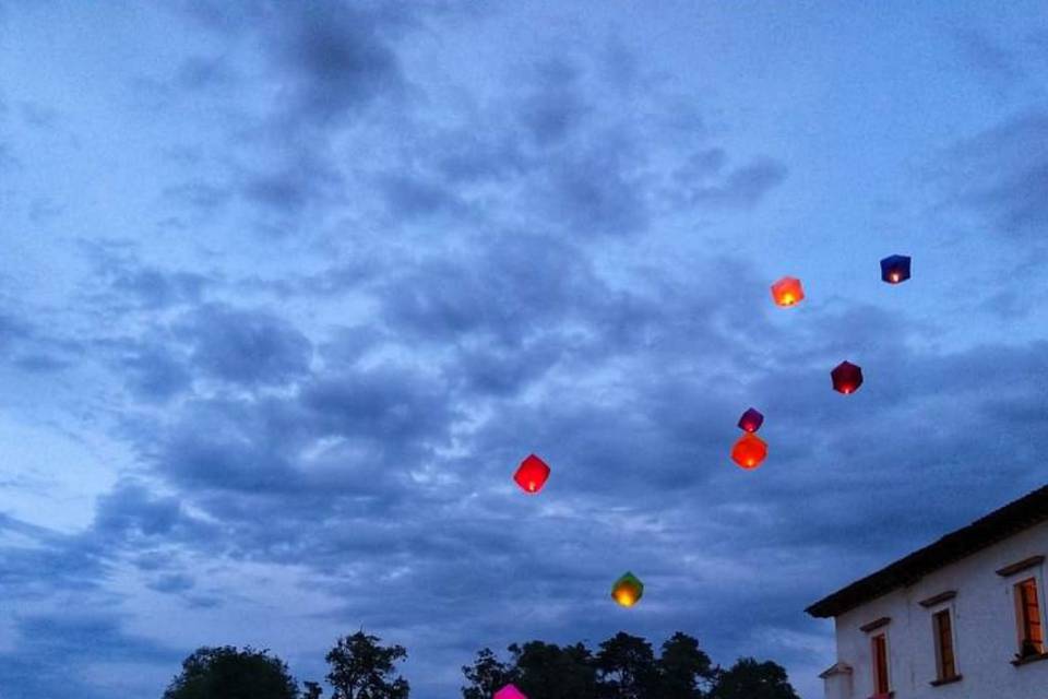 Lluvia de globos