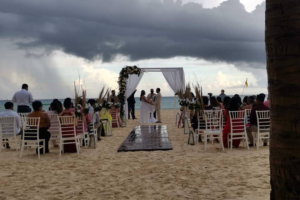 Ceremonia en la playa