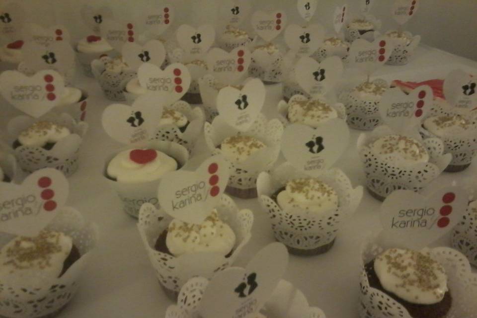 Cupcakes personalizados boda