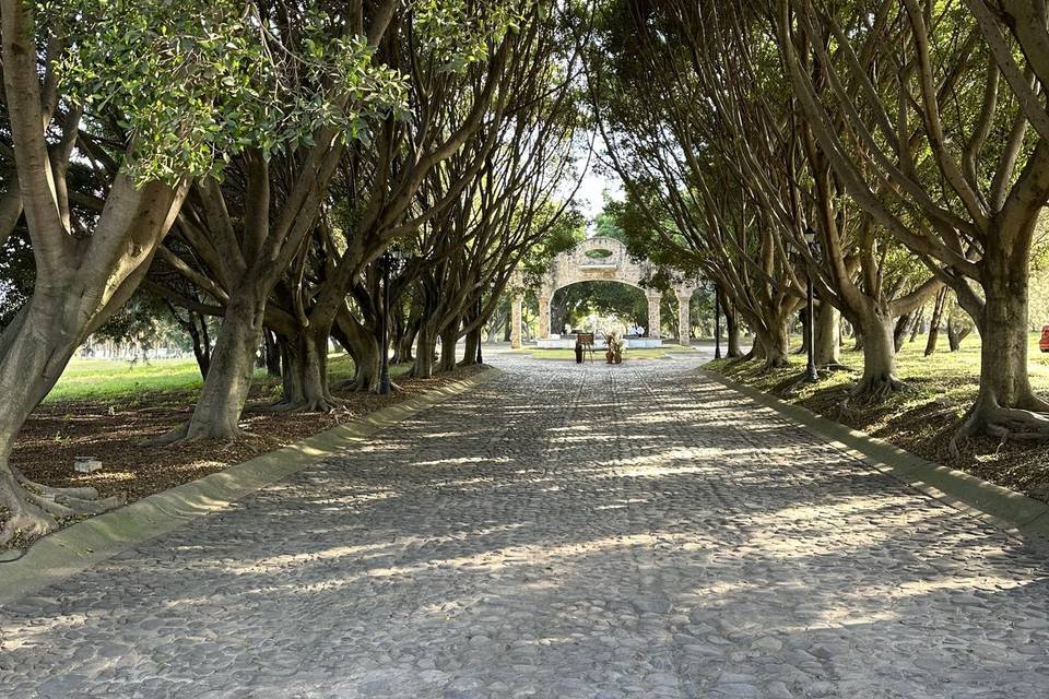 Entrada de la hacienda