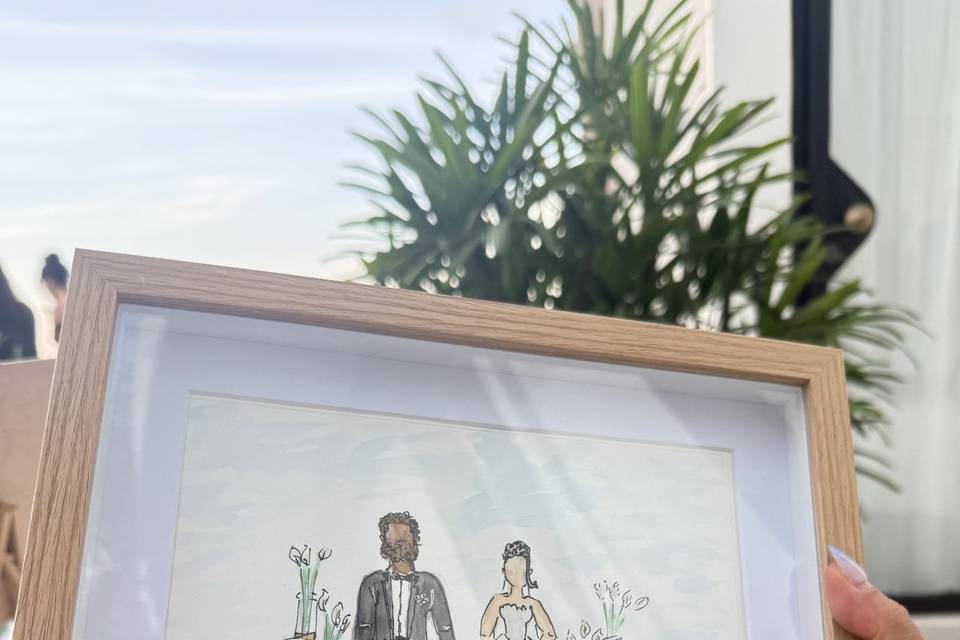 Ilustración novios