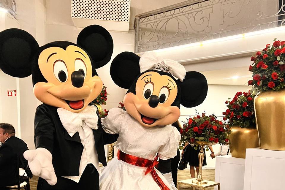 Disfraz de Minnie y Mickey para eventos