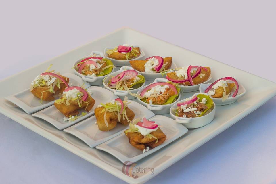 Canapés mexicanos