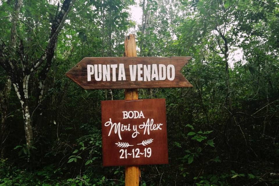 Boda en punta venado