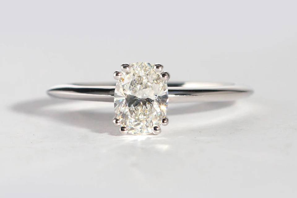 Anillo de Compromiso Solitario
