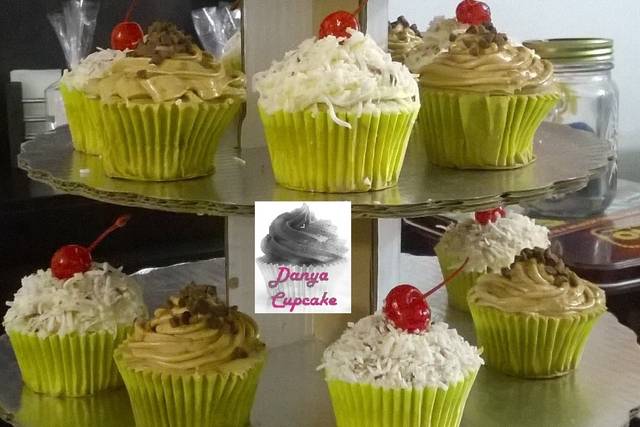 Cupcake de coco y café