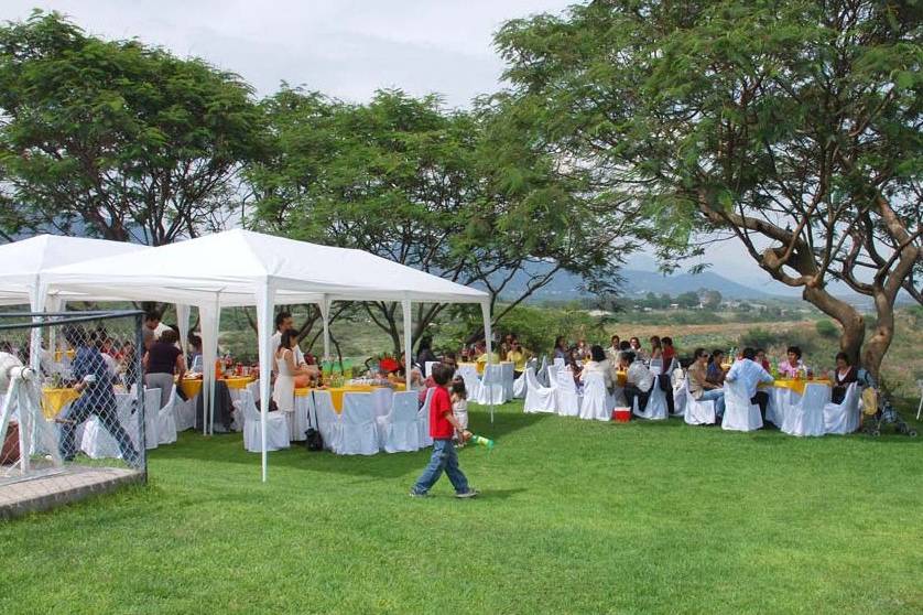 Evento en el jardín