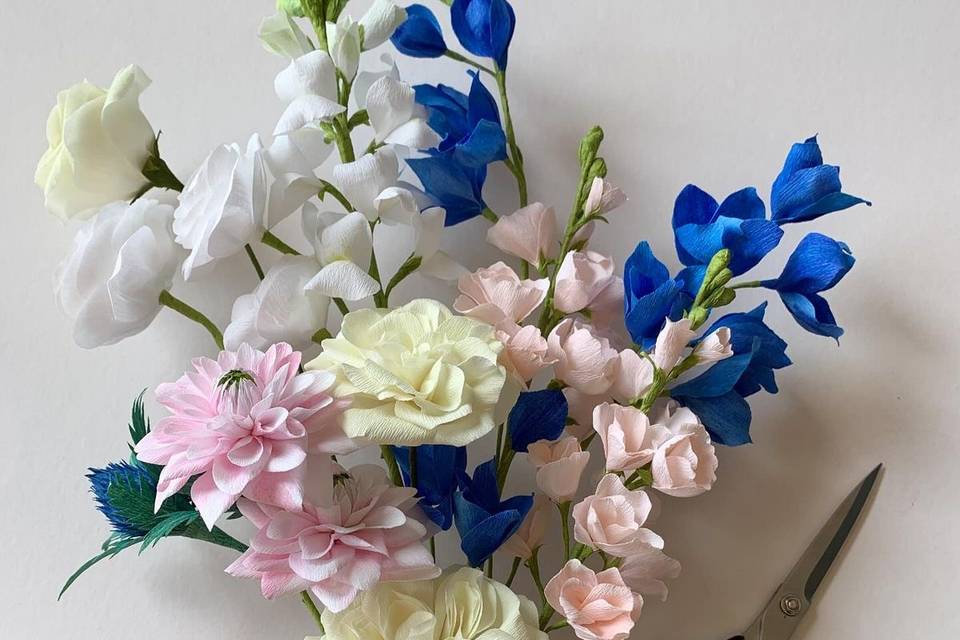 Flores de papel