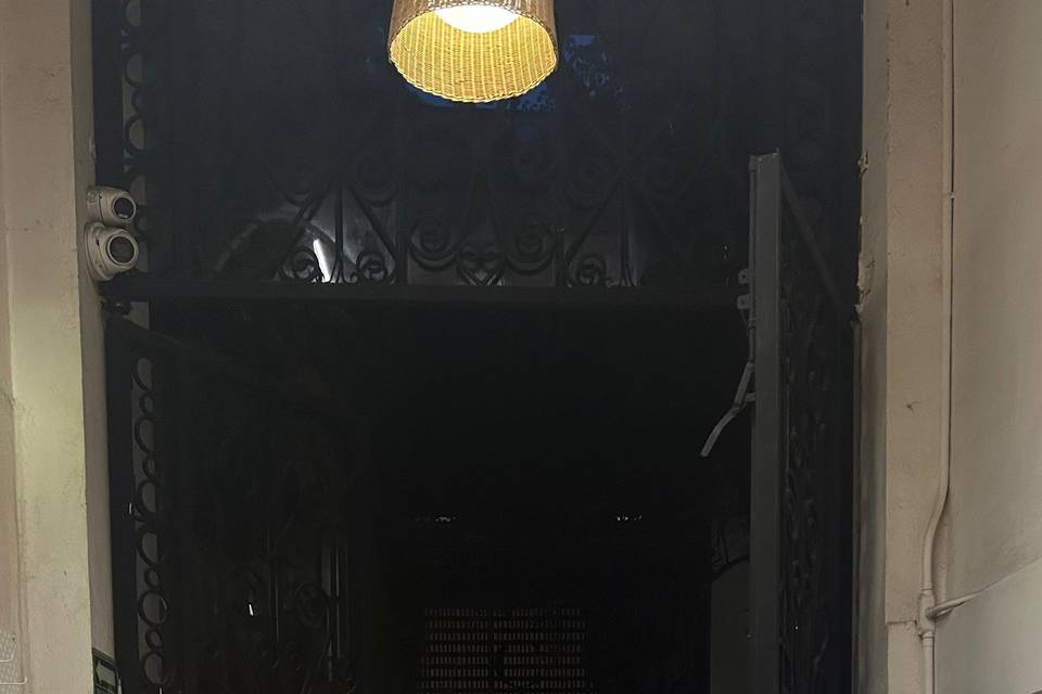 Letrero de bienvenida