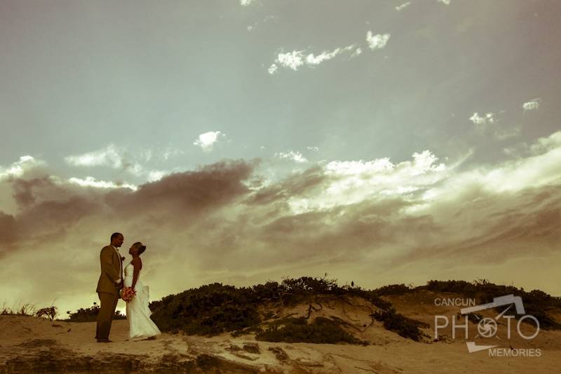 Atardecer plaa delfines