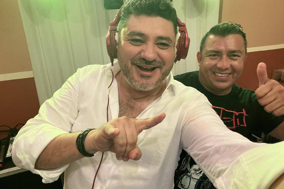 DJ.Baron con Jorge Guevara