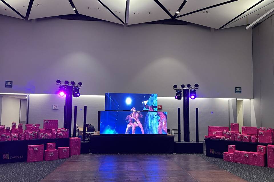 Montaje pantallas led