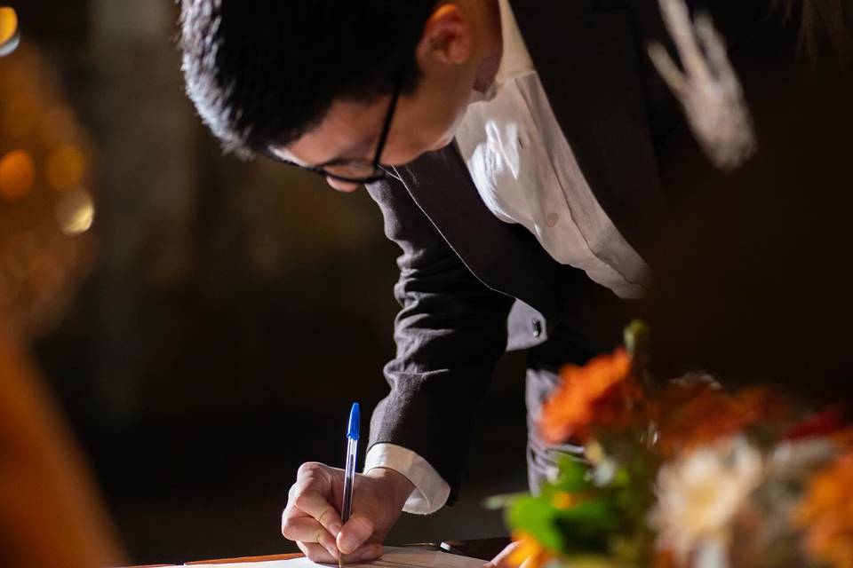 Firma novio