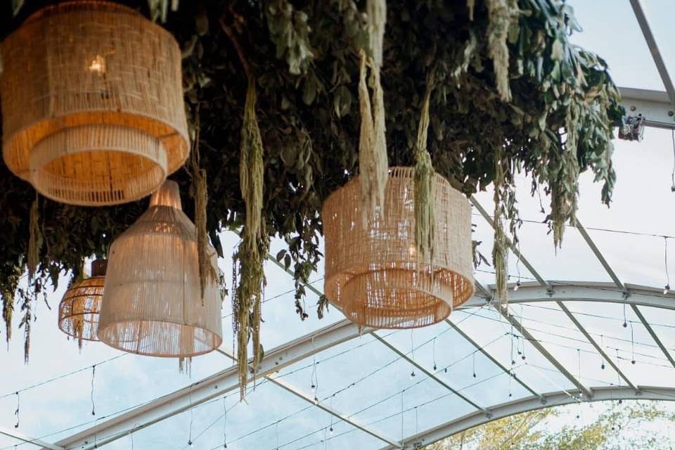 Decoración de carpa
