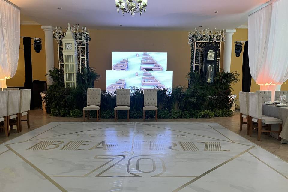 Pista de baile personalizada