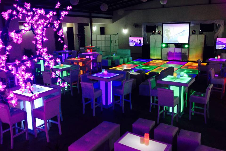 Lounge con led