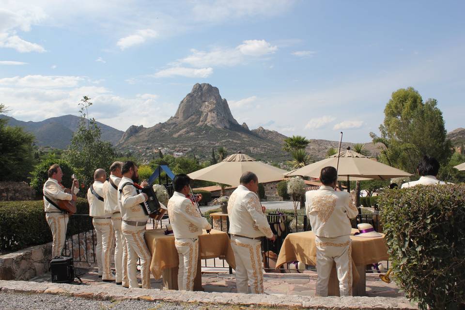 Mariachi en coctail brindis