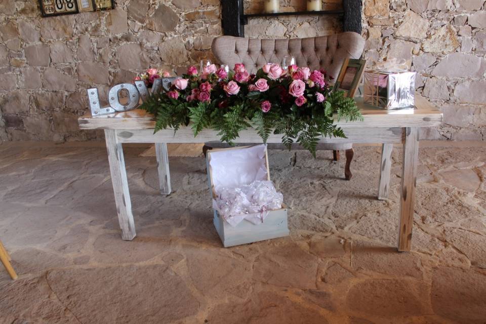 Mesa de novios