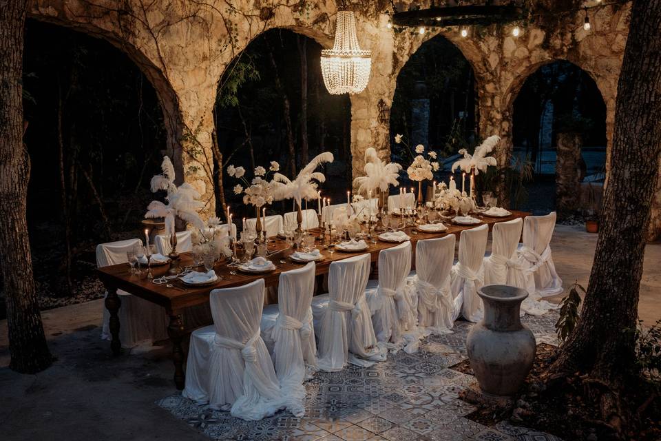 Boda en una ruina