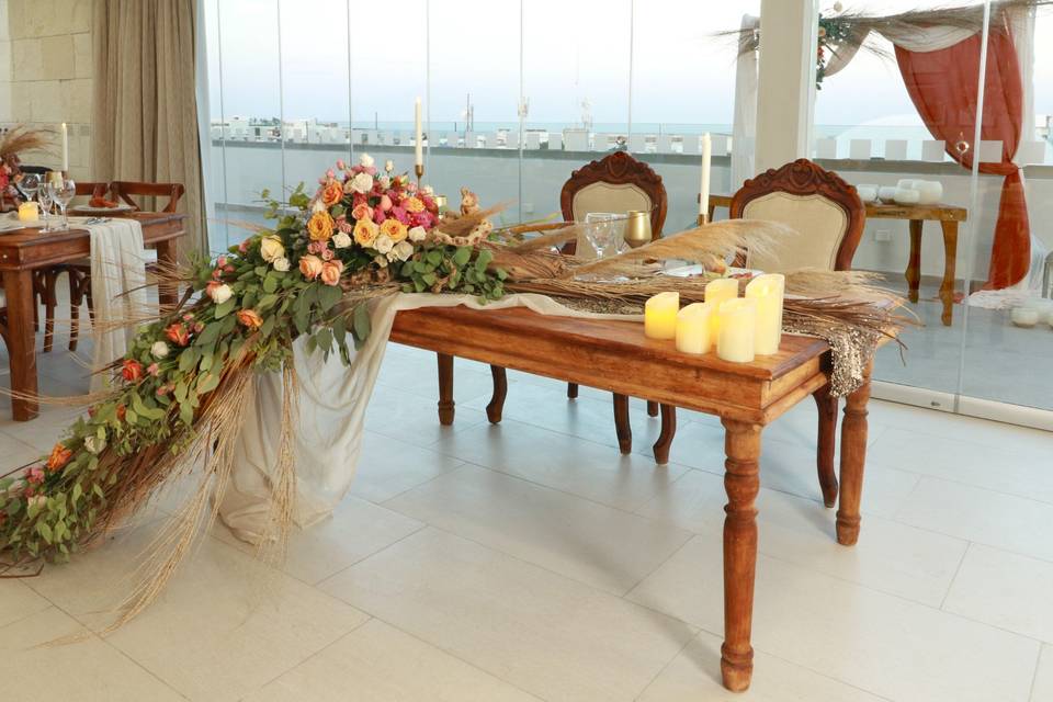 Mesa de los novios