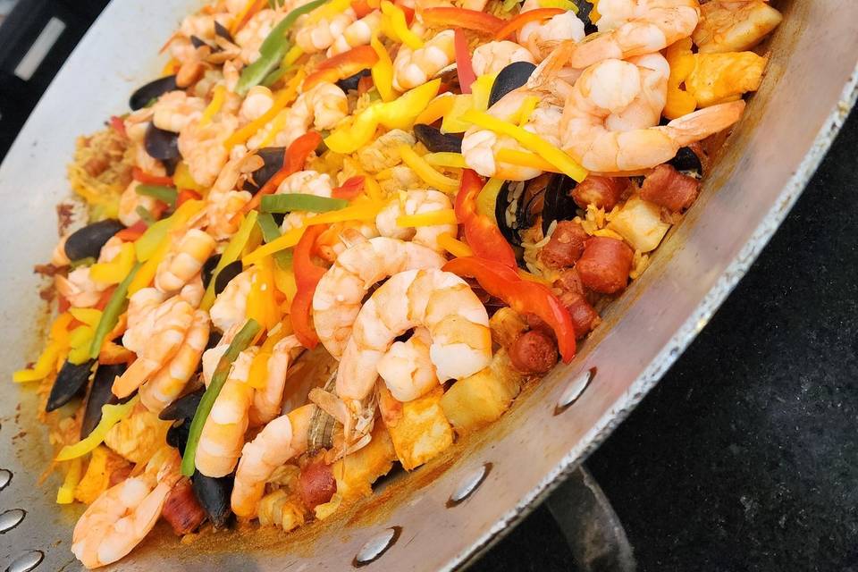 Paella mixta