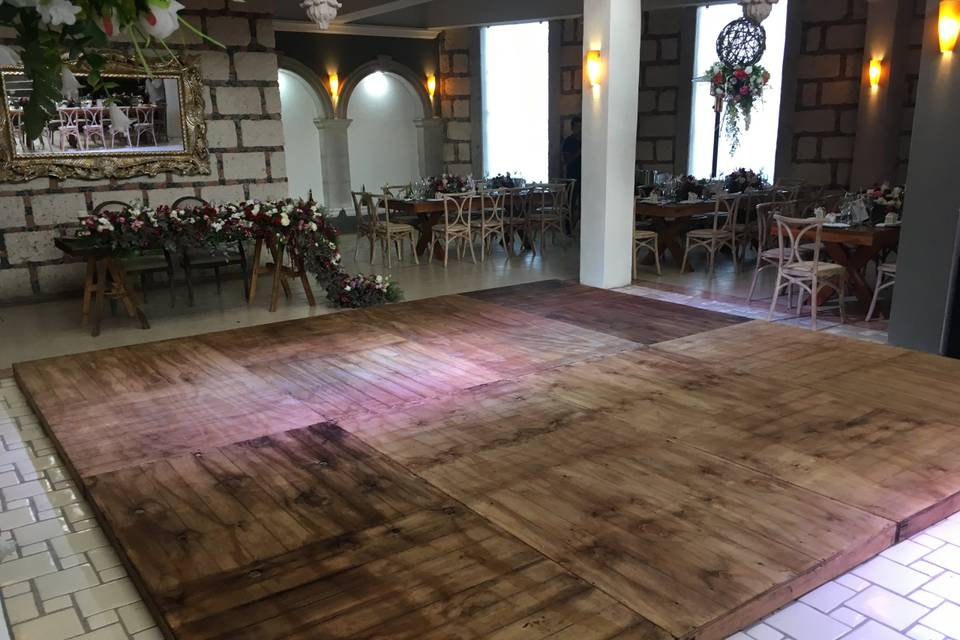Pista de baile de madera