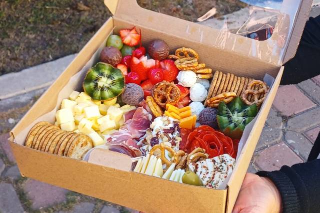 Caja con queso