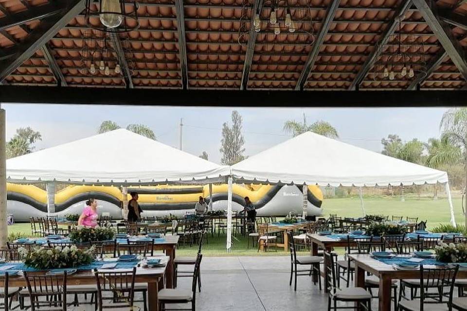 Todo preparado para el evento