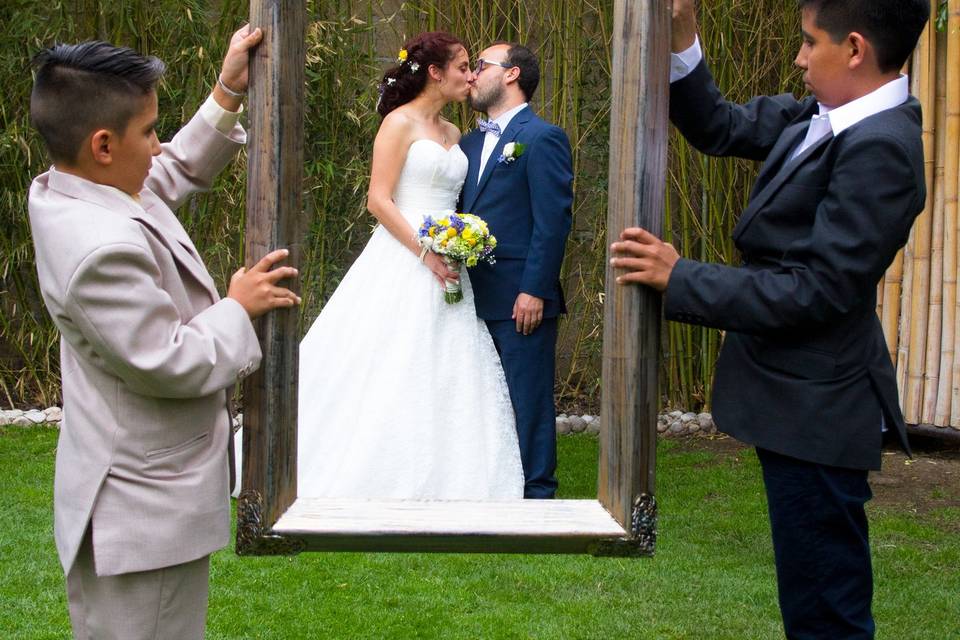 Sesión en la boda