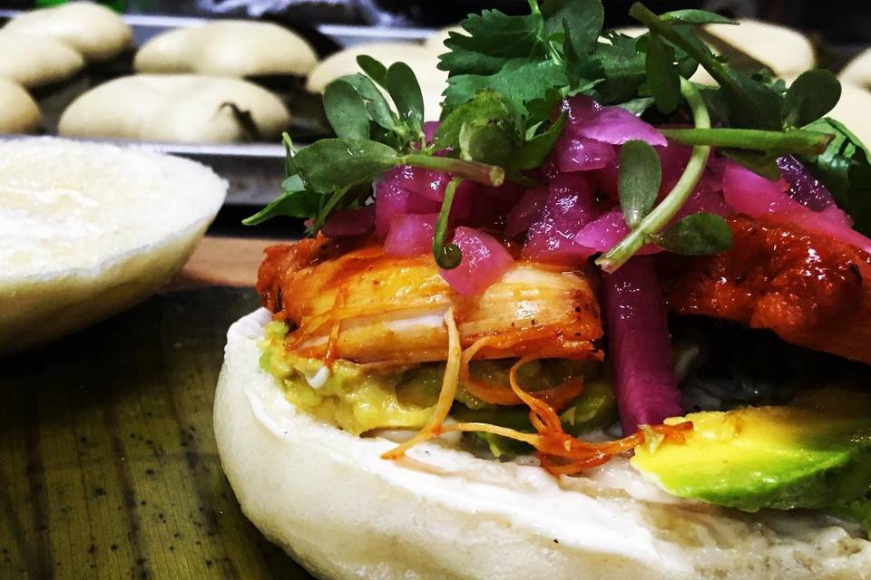 Bao burguer pollo