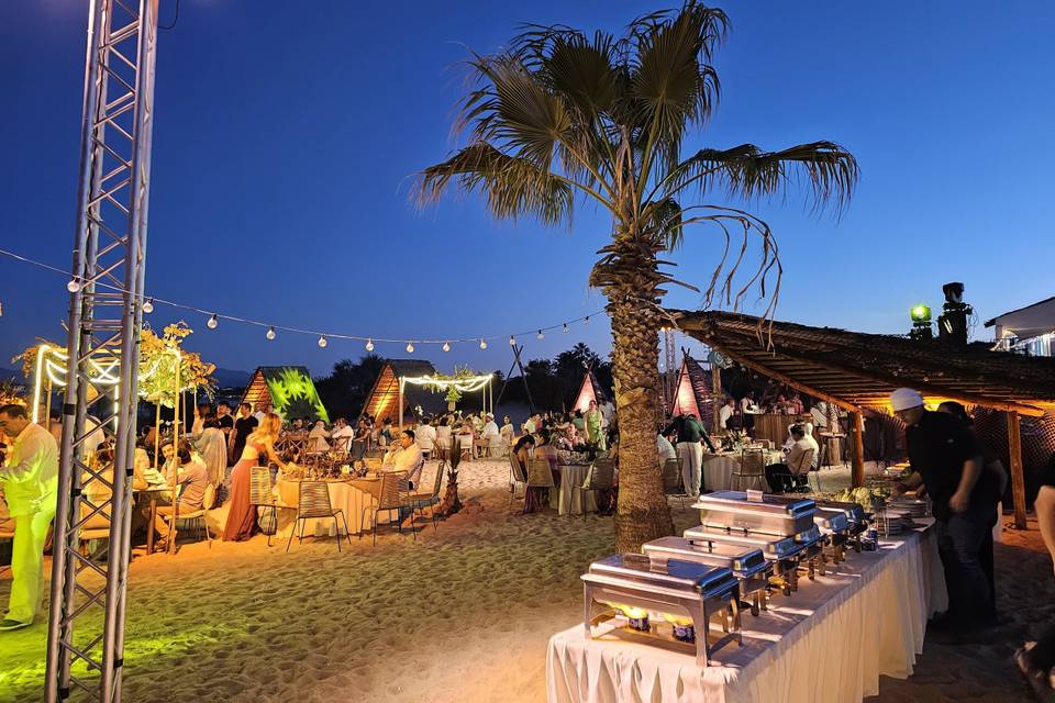 Lugar de playa para organizar eventos