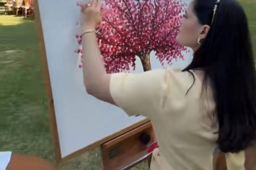 Pintura de un árbol