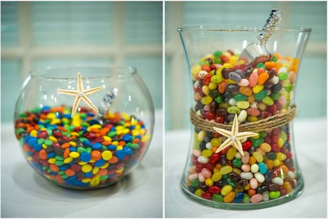 Mesa de dulces a granel