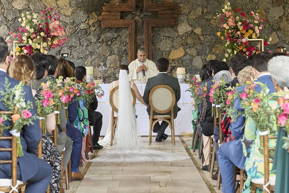 Ceremonia en Piedra Viva