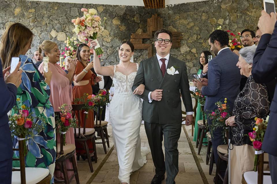 Just Married in Piedra Viva