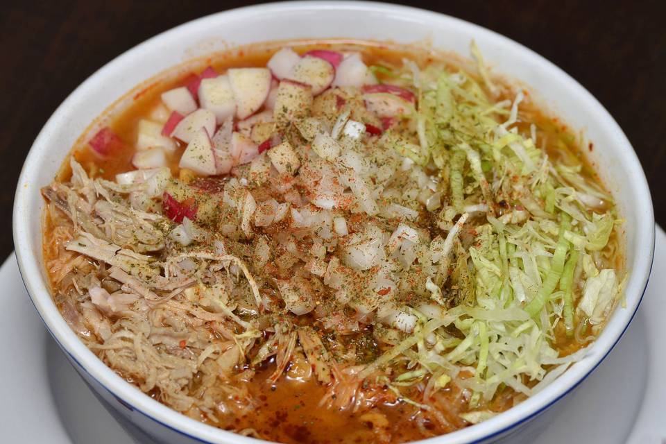 Pozole rojo, el rey del sazón