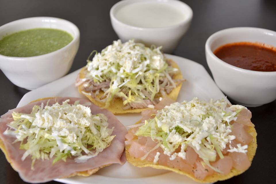 Tostada de pata, pollo o maciza