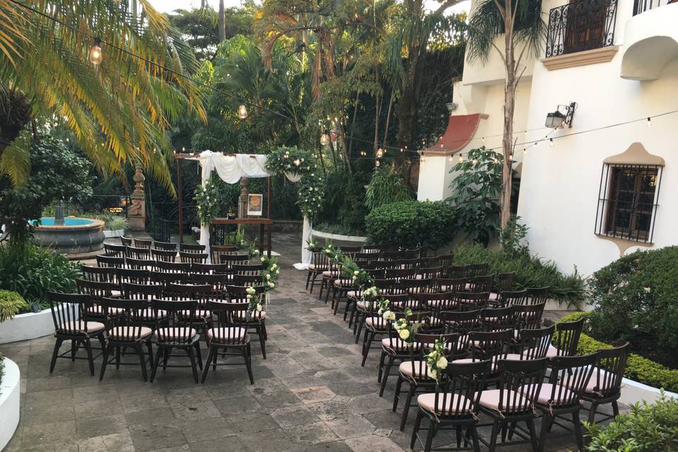 Patio Lambert ceremonia