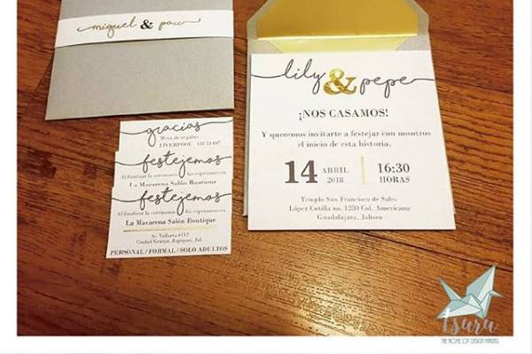 Invitación para boda