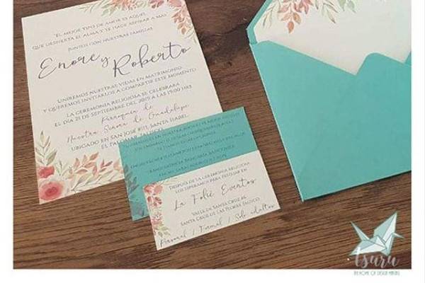 Invitación para boda