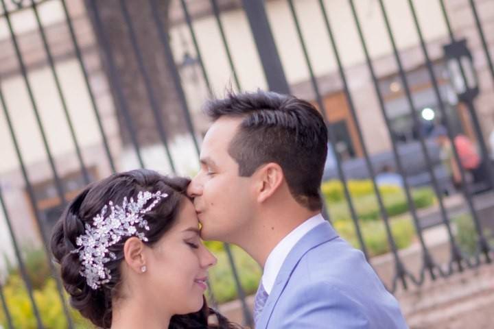 Foto de los novios