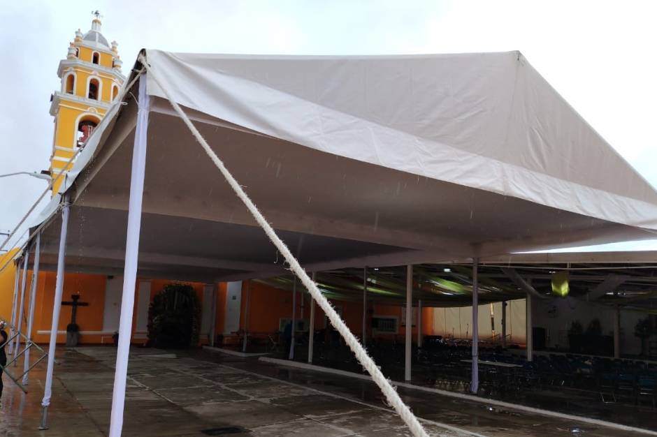 Carpas a 4 mts de altura