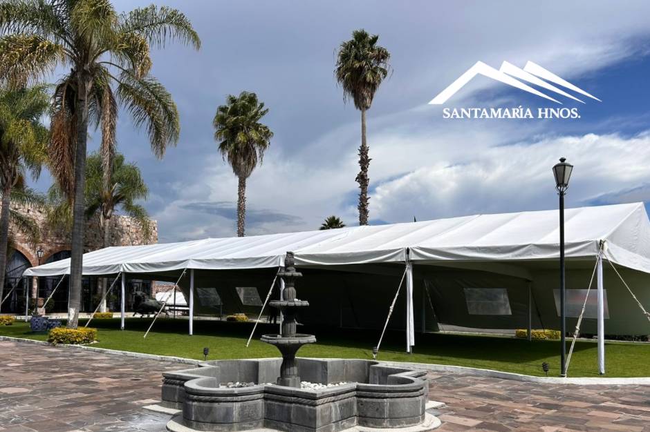 Carpa a 3 mts de altura