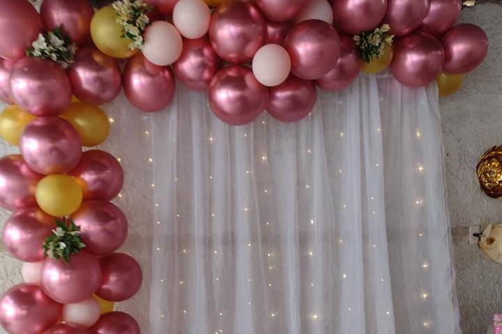 Decoración con globos