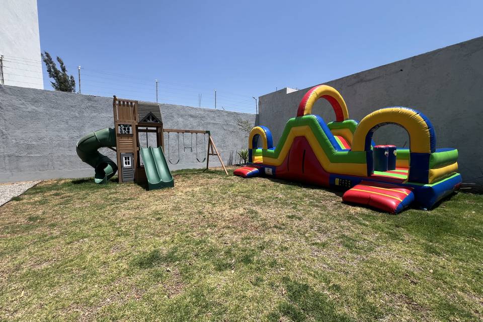 Terraza cubierta para celebraciones