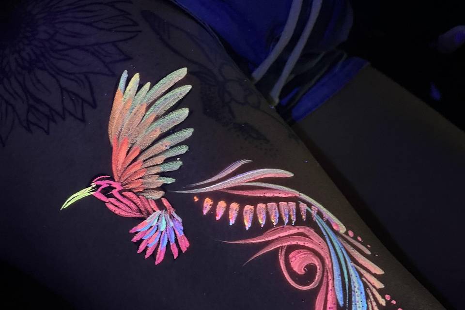 Neón bodyart