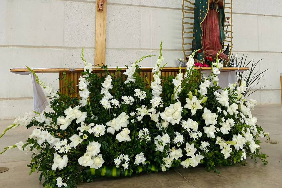 Pie de altar