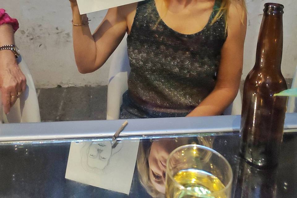 Retrato en grafito