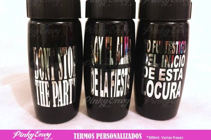 Cilindros personalizados negro